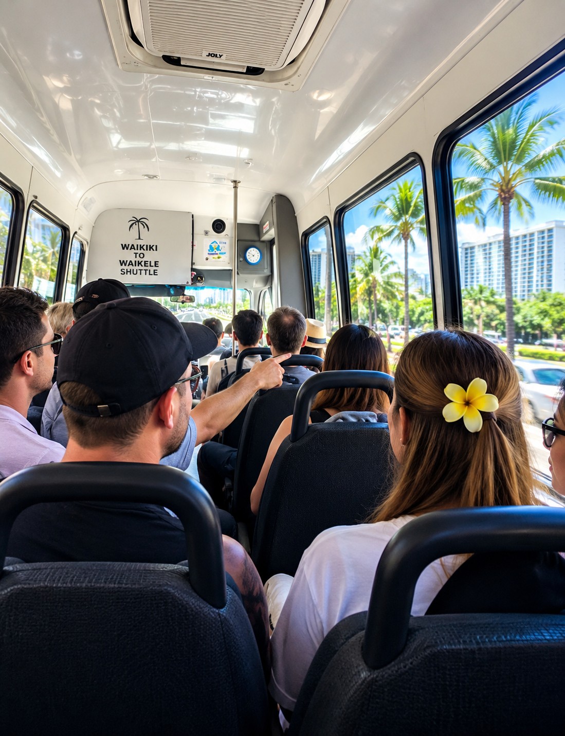 Waikele Outlets Shuttle from Waikiki for round trip shopping transportation